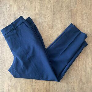 Talbots Hampshire Ankle Pants, Navy Blue, Size 10P (petite)